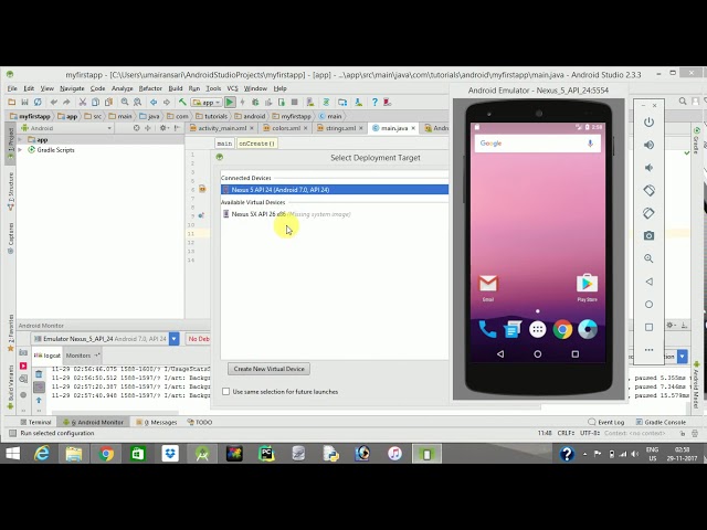Android Programming in hindi (Overview about the components etc)