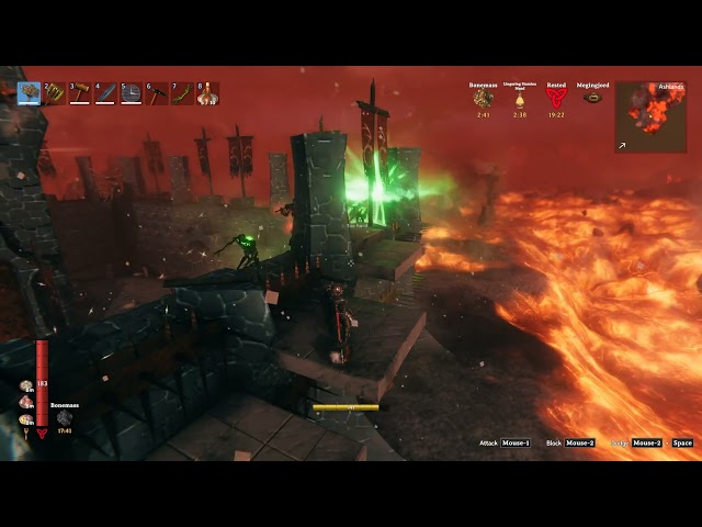 Valheim Ashlands: Charred Fortress - Solo