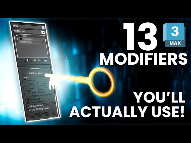 13+ 3ds Max Modifiers (that you'll actually use!) EXPLAINED