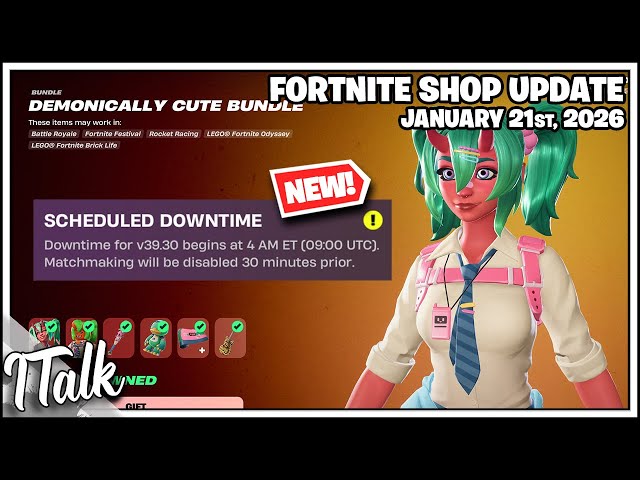 Fortnite Shop *NEW* UPDATE TOMORROW! [January 21st, 2026] (Fortnite Chapter 7)