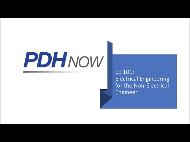 EE 101: An Introduction to Electrical Engineering Concepts for the non-Electrical Engineer.