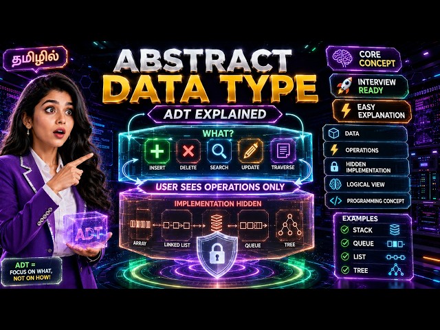 Abstract Data Type (ADT) in Tamil || Interview Questions  #abstract #trending #keepgon