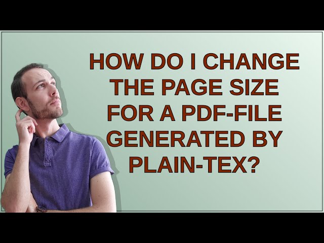 Tex: How do I change the page size for a pdf-file generated by plain-TeX?