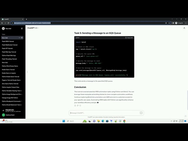 python for aws automation