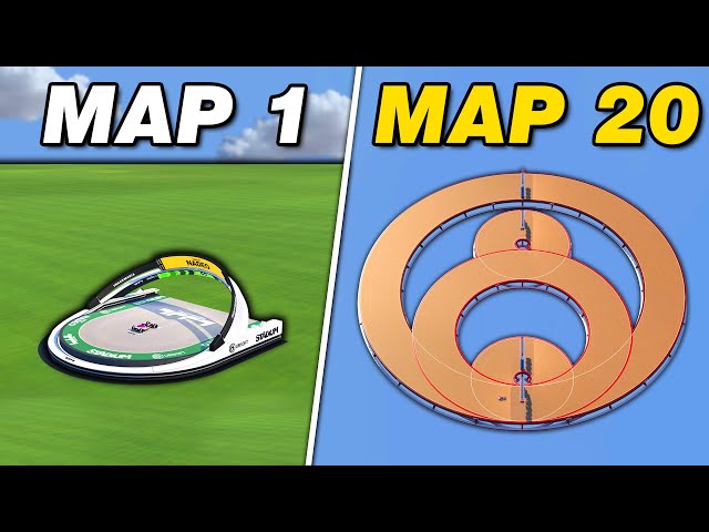 Trackmania, but the maps get 1 block longer