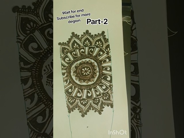 "Mandala Mehndi Trending mehndi "||2026||Nutan Tyagi #hennadesign #viralstar #mehndidesign #shorts