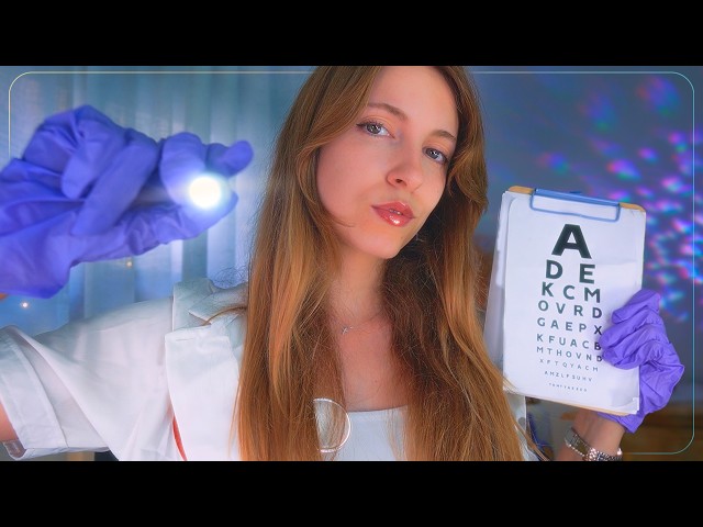 ASMR DOCTOR makes you SLEEP 🩵 Relaxing Cranial Nerve Exam 💤【 Personal Attention Roleplay 】