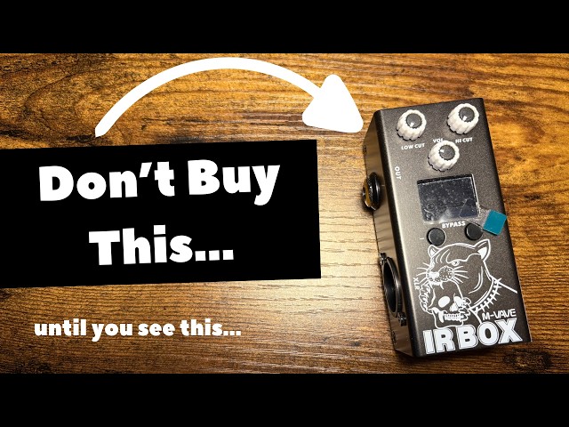 M-VAVE IR BOX | Affordable Impulse Response Guitar & Bass Pedal | Complete Demo