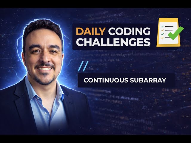 Daily Coding Challenges: Continuous Subarray part 2