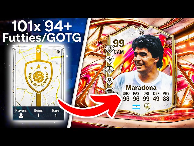 101x 94+ FUTTIES/GOTG ICON PACKS ON 1 ACCOUNT! 😱 FC 26 Ultimate Team
