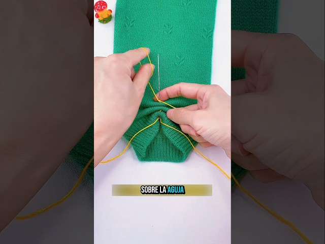 How to Hem Sweater Sleeves #viralvideo