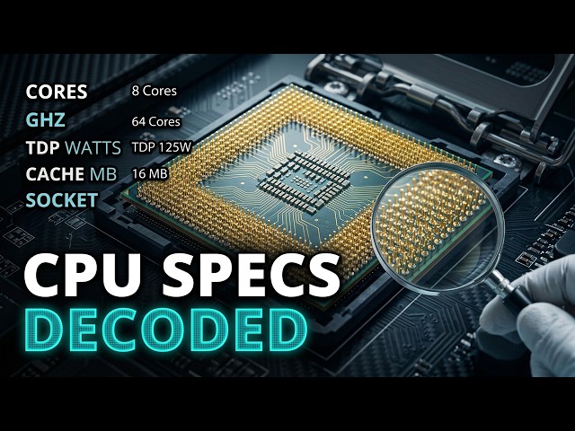 CPU Shopping Guide: Decode Every Spec Sheet