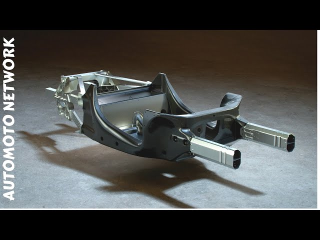 McLaren Artura Carbon fibre monocoque with aluminium crash structure and rear subframe.