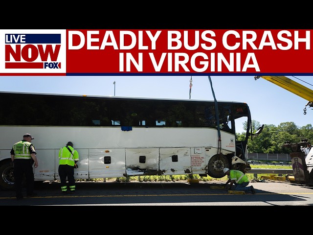 Deadly bus crash: 5 people killed & multiple injured in Virginia