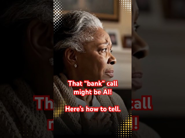 AI Can Fake Your Bank's Voice—Here's How to Tell #Shorts