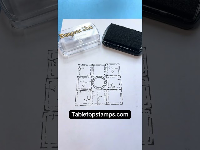 Make maps with stamps! #dnd #dungeonsanddragons #ttrpg