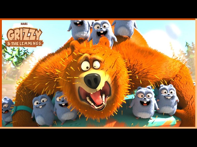 Folds And Folds Again | Grizzy & the Lemmings | 30' Compilation | 🐻🐹 Cartoon for Kids