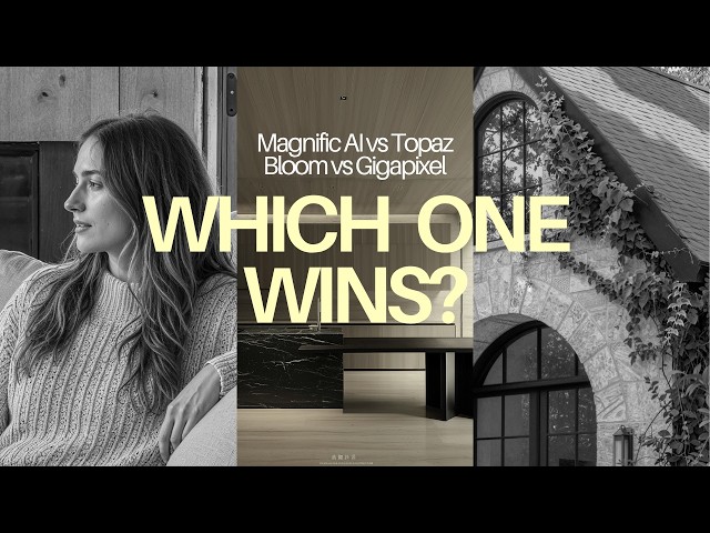 Topaz Bloom vs Gigapixel vs Magnific AI: The Architectural Render Test