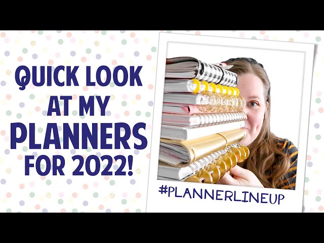 quick look- 2022 PLANNER LINEUP! The Happy Planner, Print Pression, Carpe Diem Planners, and more!