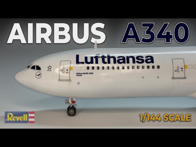 I spent 3 Months Building an Accurate Scale Model of an A340 | Revell 1/144 Scale Model Build | 4K