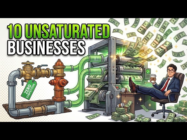 10 BUSINESSES That Haven't Been Saturated Yet