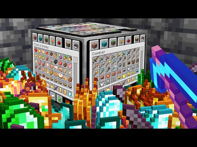 I Secretly Added CREATIVE MODE ORE in Minecraft..