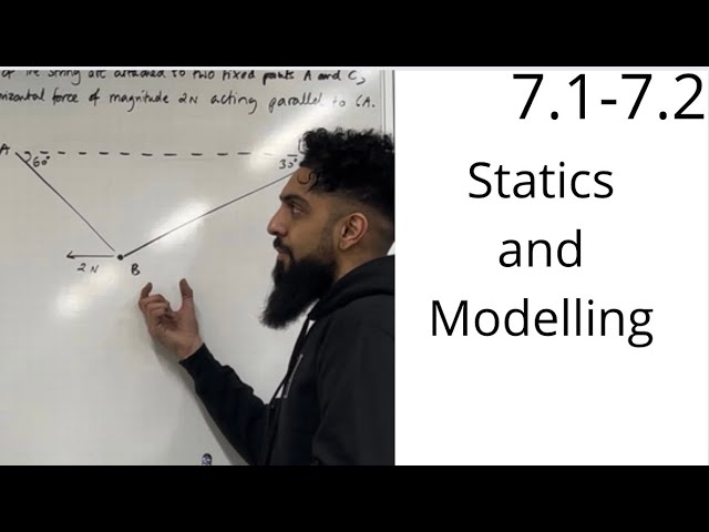 Edexcel A Level Maths: 7.1-7.2 Statics and Modelling
