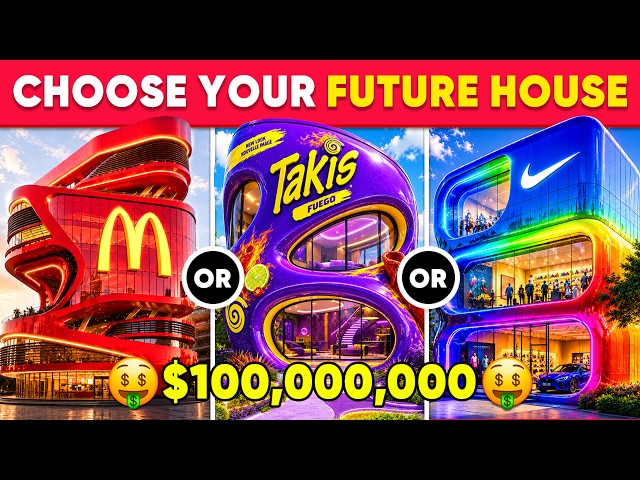 Would You Rather - Build Your Future Luxury House 2050 🚀📱🏡✨ Daily Quiz