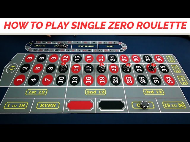 HOW TO PLAY SINGLE ZERO ROULETTE - EUROPEAN ROULETTE TUTORIAL