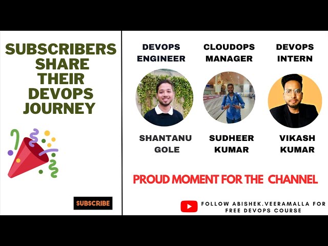 Our Subscribers Share their Journey into DevOps | How they got these Jobs ? | Proud Moment ❤️🎉