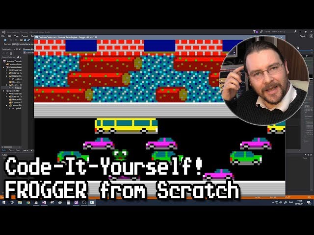 Code-It-Yourself! Frogger - Programming from Scratch (Quick and Simple C++)