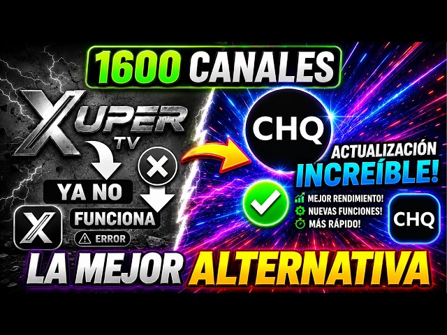 The BEST ALTERNATIVE to XUPER TV ❌ Works on SMART TV and FIRE TV ✅ The best DOWNLOADER CODE
