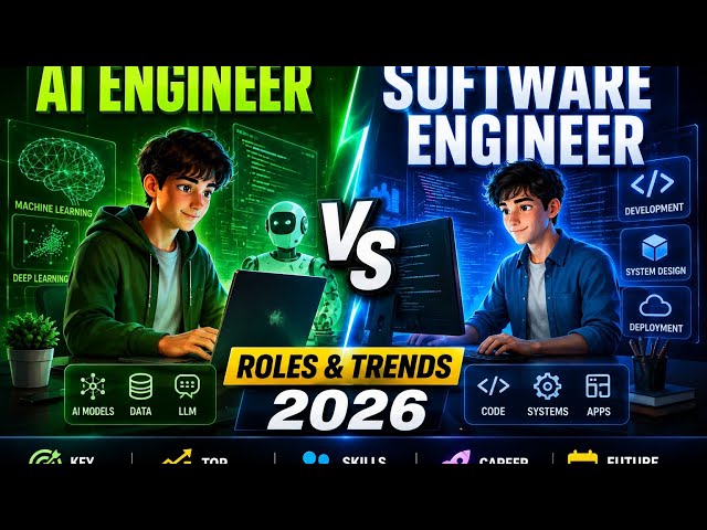 AI Engineer vs. Software Engineer: Roles and Trends 2026