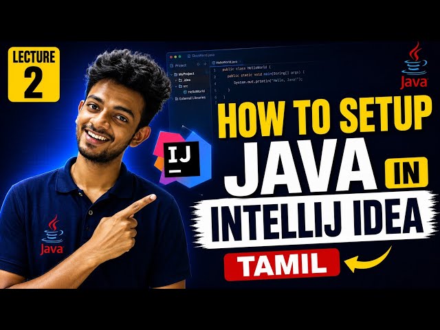 How to Set Up Java in IntelliJ (Tamil) | Step by Step Tutorial | JDK 25