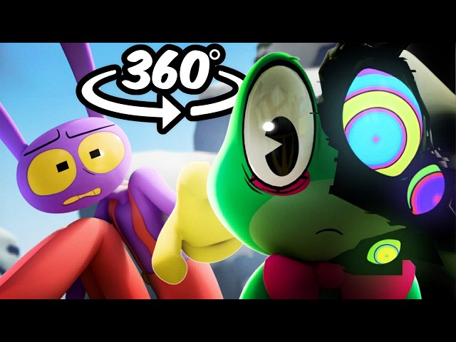 Jax and Ribbit APPEAR in YOUR House - 360°/4K  (Digital Circus)