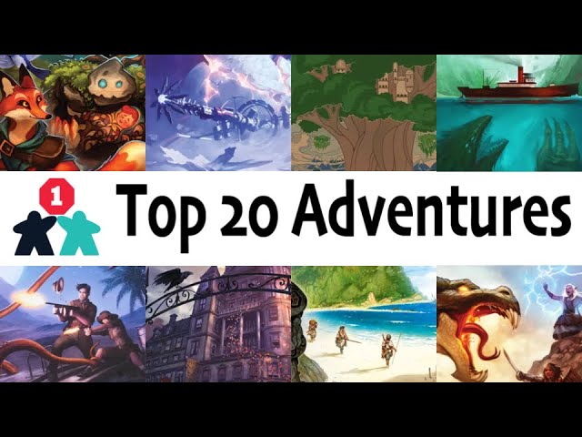 Top 20 Adventure Games (in 5 categories)