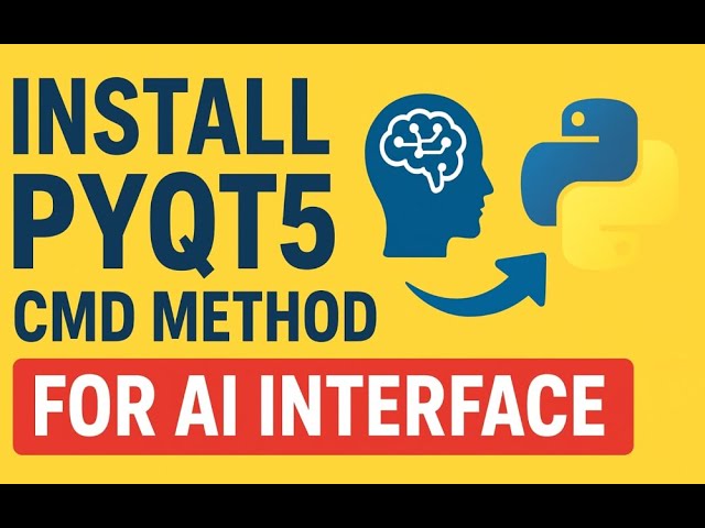 How to Install PyQt5 Using CMD | Easy Python GUI Setup Tutorial