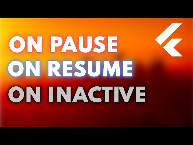 Tutorial Flutter: Ciclo de Vida de un Widget