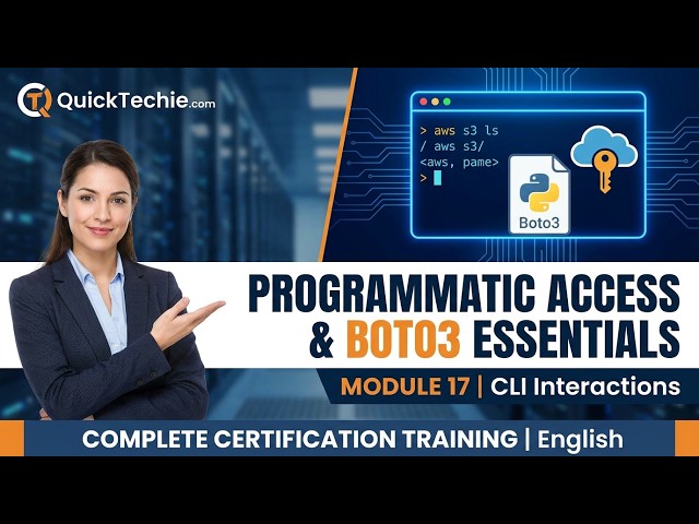 Module 17 Programmatic Access Command Line Interactions and Boto3 Essentials
