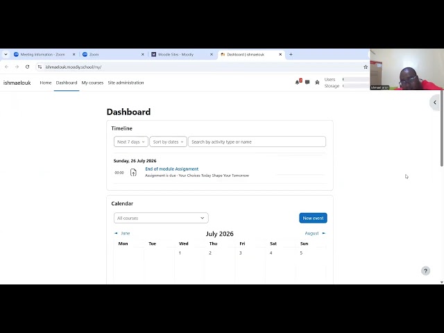 Using  Moodle to make a Learning Management System (LMS)
