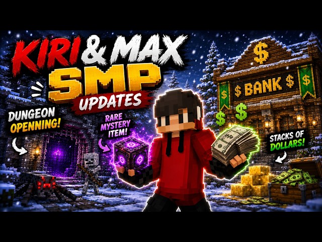 Kiri&Max Smp Updates Season 5 ||  Day 6 💥 || #minecraft  #kirimaxsmp