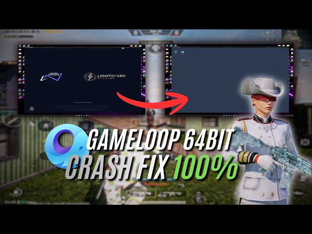 GameLoop 64 Bit Crash Fix (PUBG Mobile) | Loading Screen Freeze Fix 2026