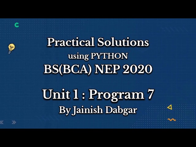 Python Practical 7: Runtime Expression Evaluation Using eval() | BCA Sem 5 | By Jainish Dabgar