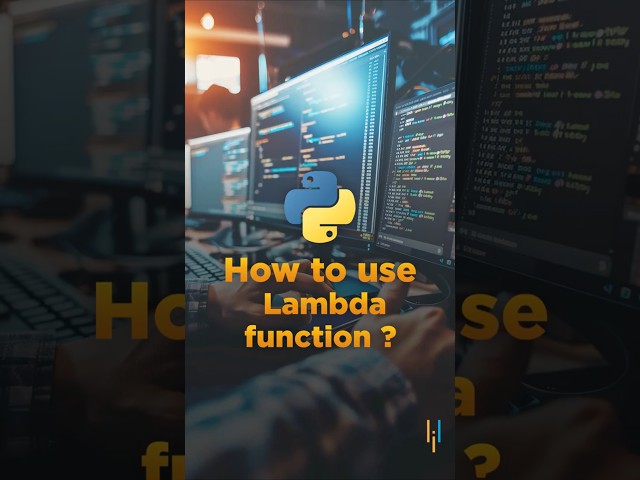 🔥How to Use Lambda Function in Python ? #shorts #simplilearn