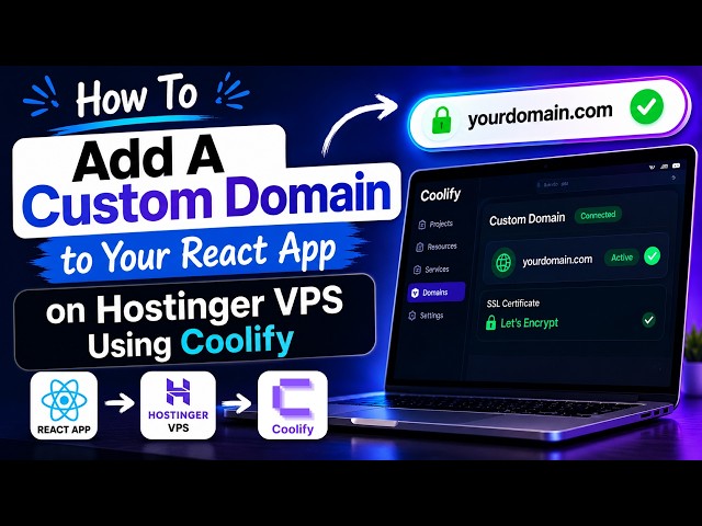 How To Add And Setup Your Web Domain In Your React App