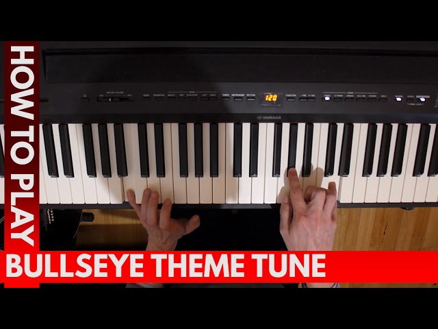 How To Play The Bullseye TV Theme Tune On Piano
