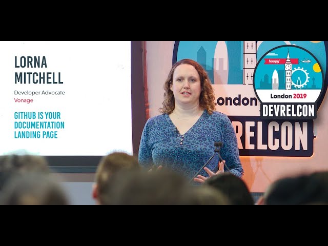 GitHub is your documentation landing page -- Lorna Mitchell