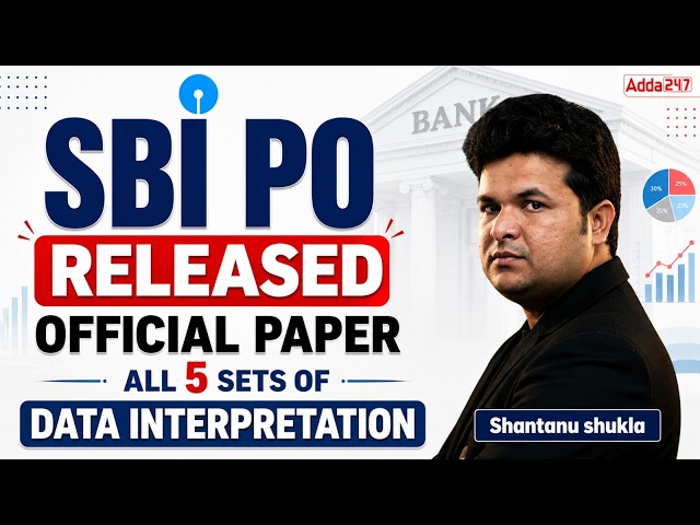 SBI PO Official Paper Solved | All 5 Sets of Data Interpretation | 2026 Exam