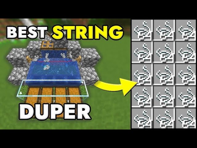 String duper1.21 bedrock / Minecraft string farm / Minecraft string duper / string farm minecraft