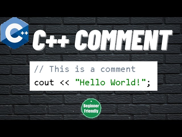 Learn C++ Comments in 56 Seconds | Beginner Tutorial